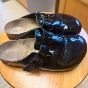 Birkenstock Black Women's slip on. Size 37